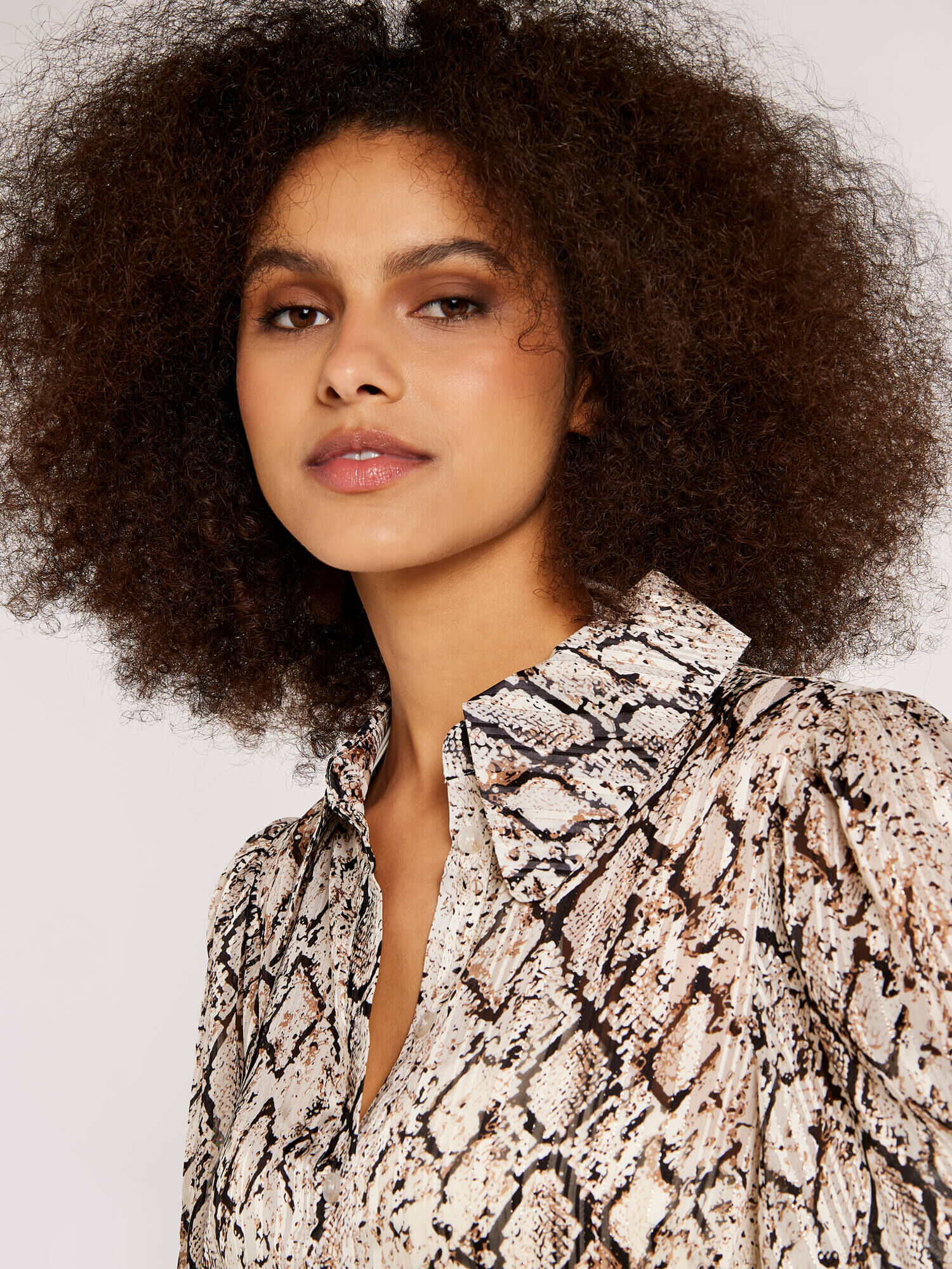 Snake Stripe Lurex Shirt