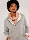 Hooded Coat, Grey, large