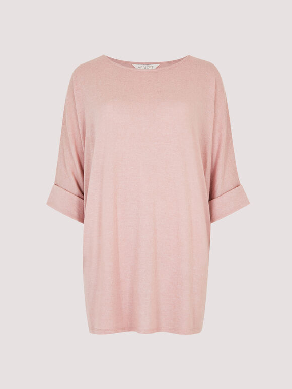 Soft Touch Batwing Top, Pink, large