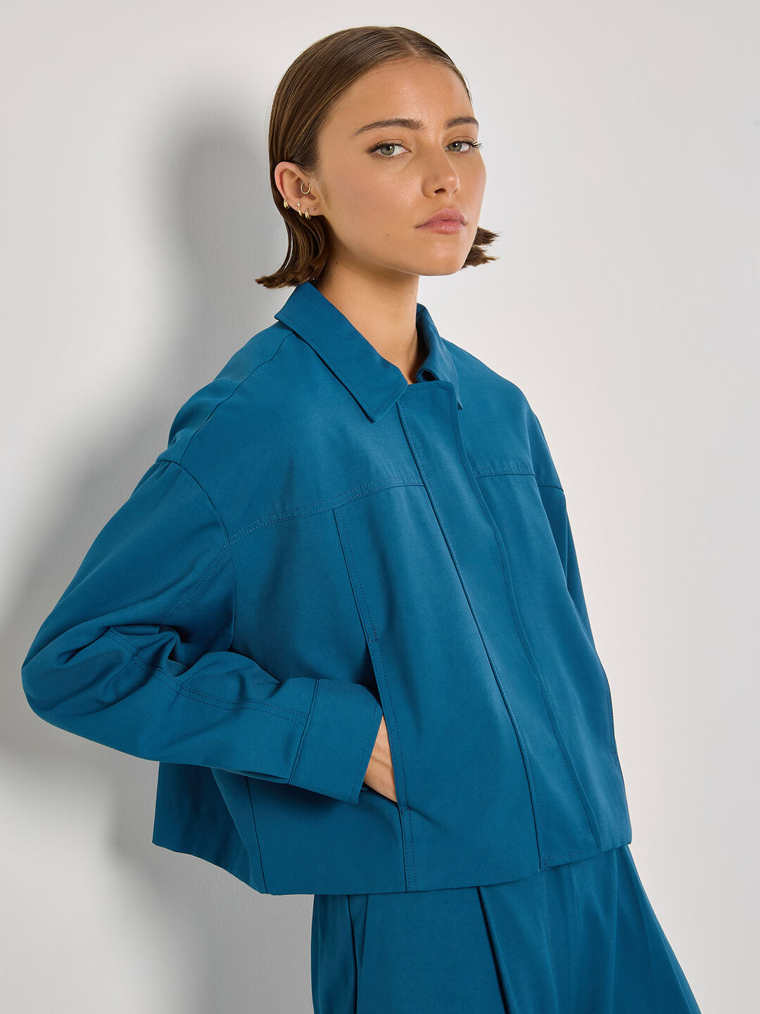 Soft Tailored Cropped Jacket