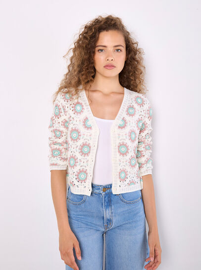 Crochet Circles Cardigan