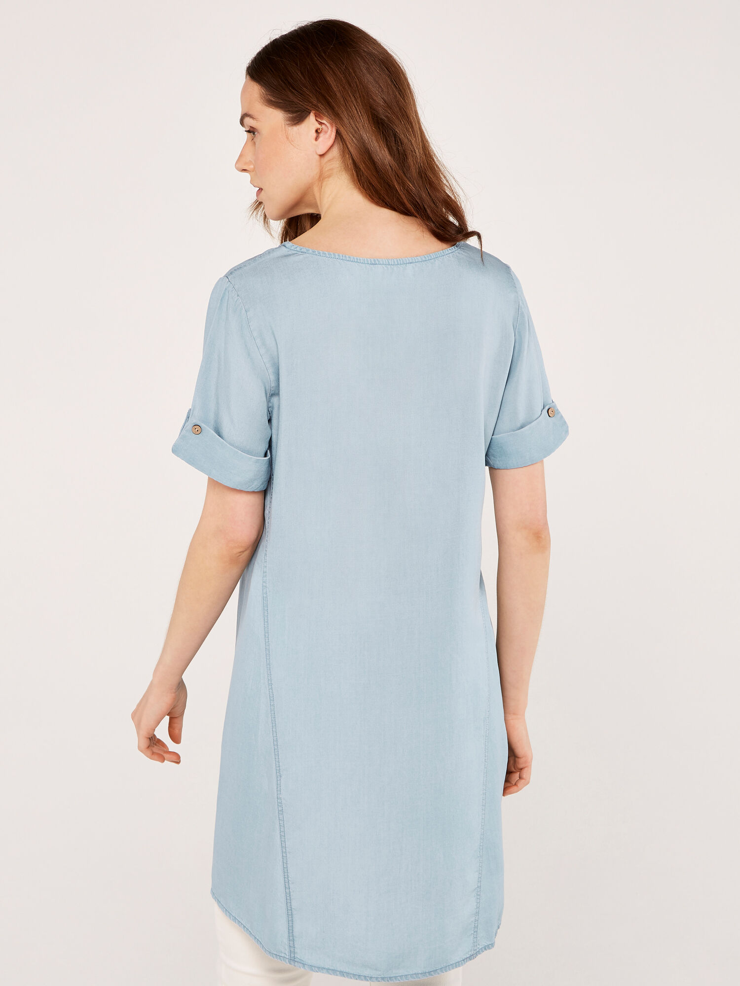 Denim tencel dress outlet