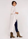 Herringbone Jacquard Shirt, White, large