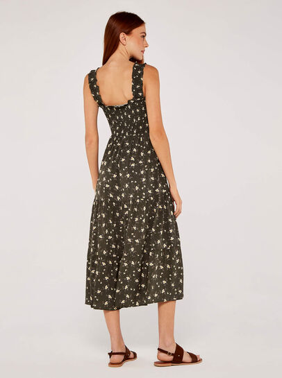Orchid Smock Midi Dress