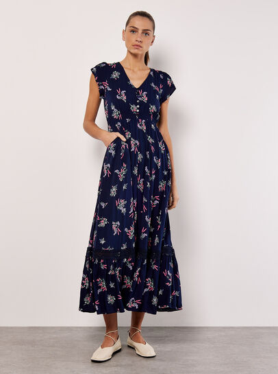 Botanical Bunches Maxi Dress
