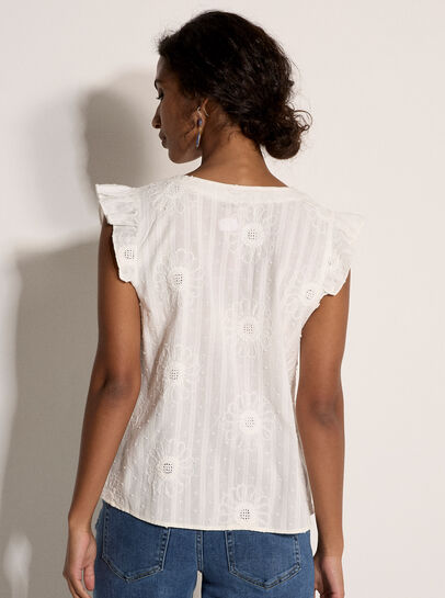 Daisy Embroidered Blouse