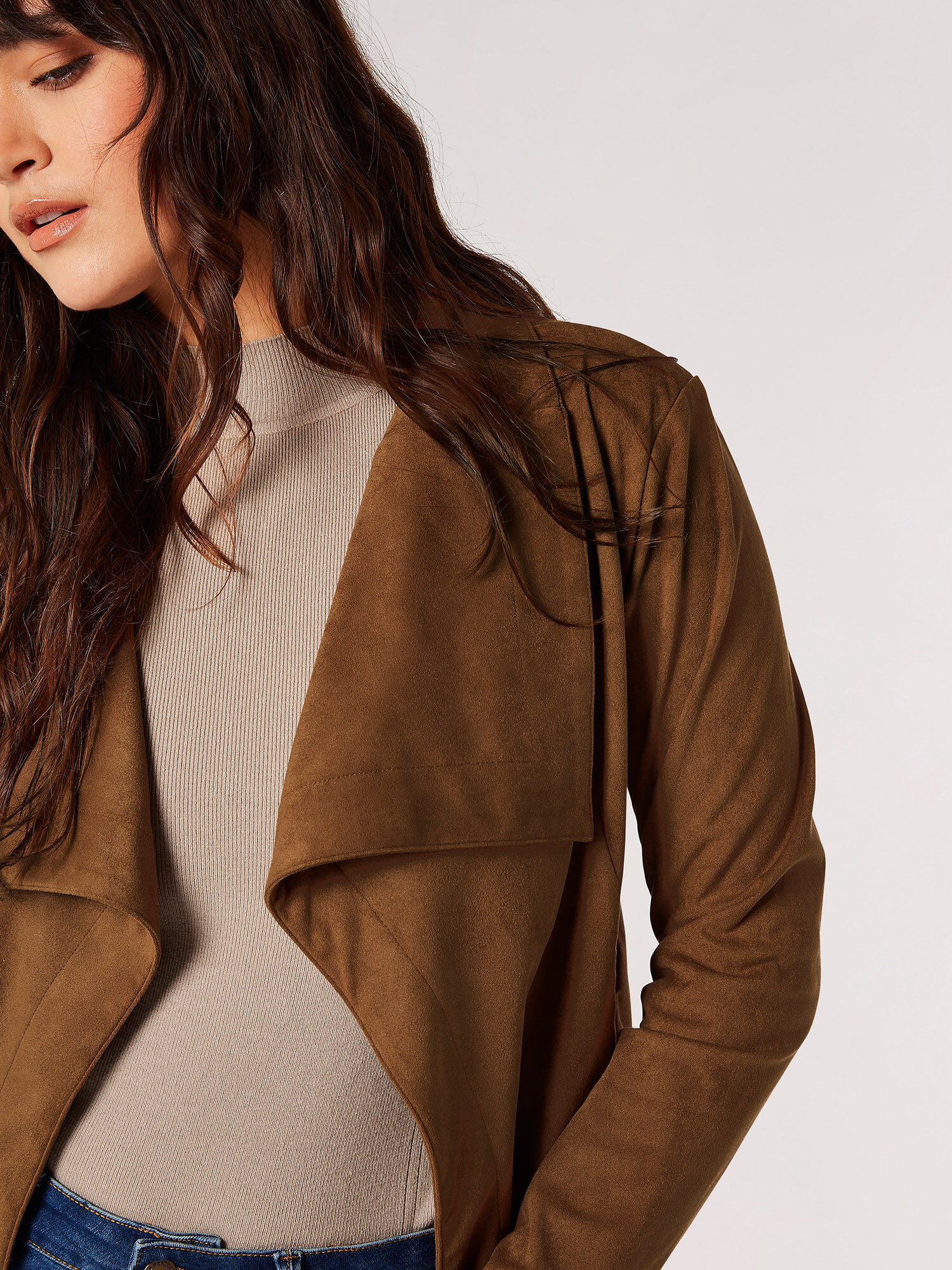 Waterfall suedette jacket 2025