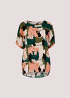 Paint Squares Oversize Top, Green, large