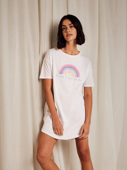 Rainbow Night Dress