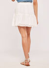 Tulle Tiered Skirt, White, large