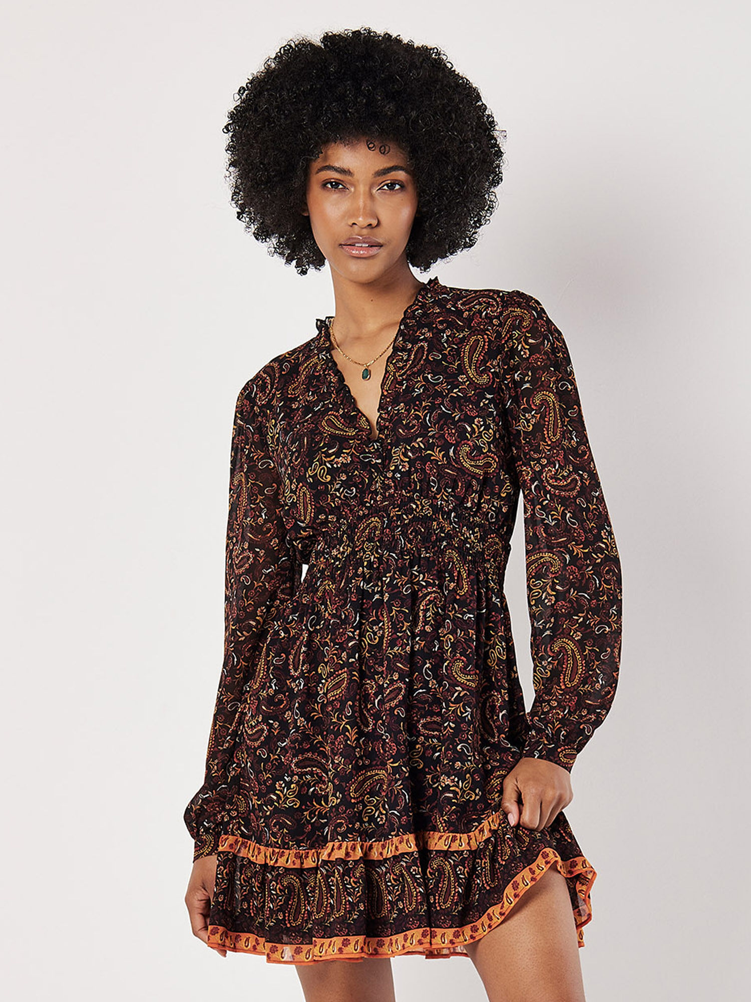 Apricot online dresses on sale