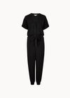 Soft Woven Utility Jumpsuit, Black, large
