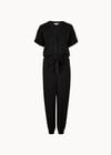 Soft Woven Utility Jumpsuit, Black, large