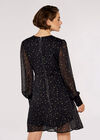 Mini Star Lurex Dress, Black, large