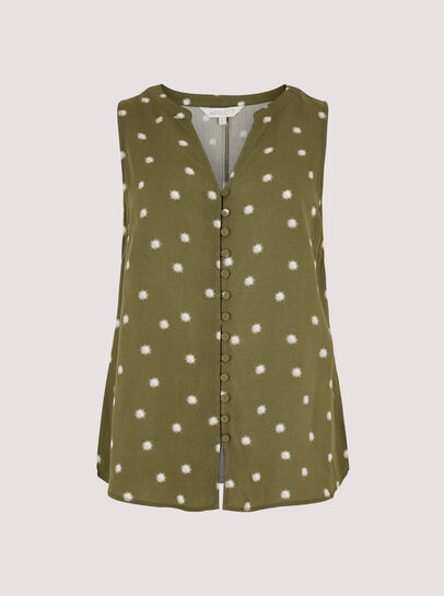 Sunspot Button Through Top