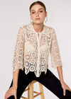 Crochet Geometric Shirt, Stone, large