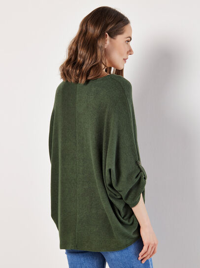Soft Touch Oversized Batwing Top