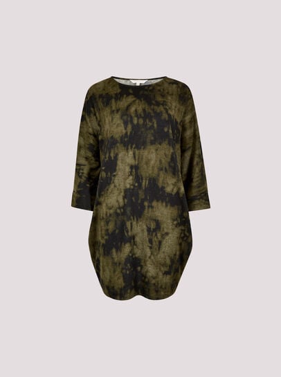 Tie Dye Knit Mini Dress