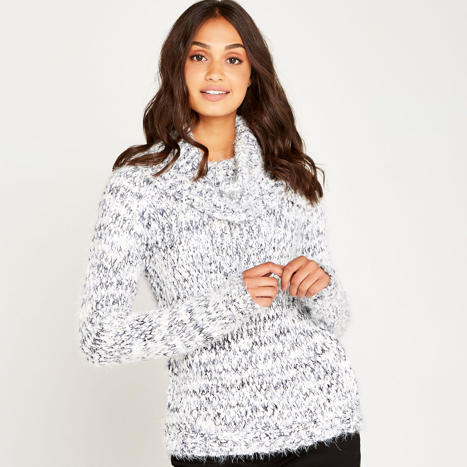 Cowl neck jumper store