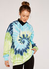 Tie Dye Hoodie, Green, large