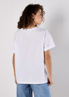 Peace And Love Club T-Shirt, White, large