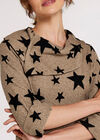 Gradient Stars Border Dress, Stone, large