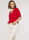 Sienna Mid-Rise Skinny Jeans, Weiß, Größe L