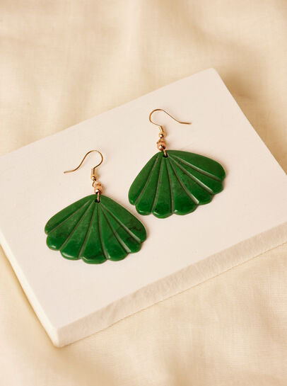 Shell Drop Earrings