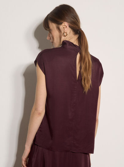 Soft Mock Neck Tank Top