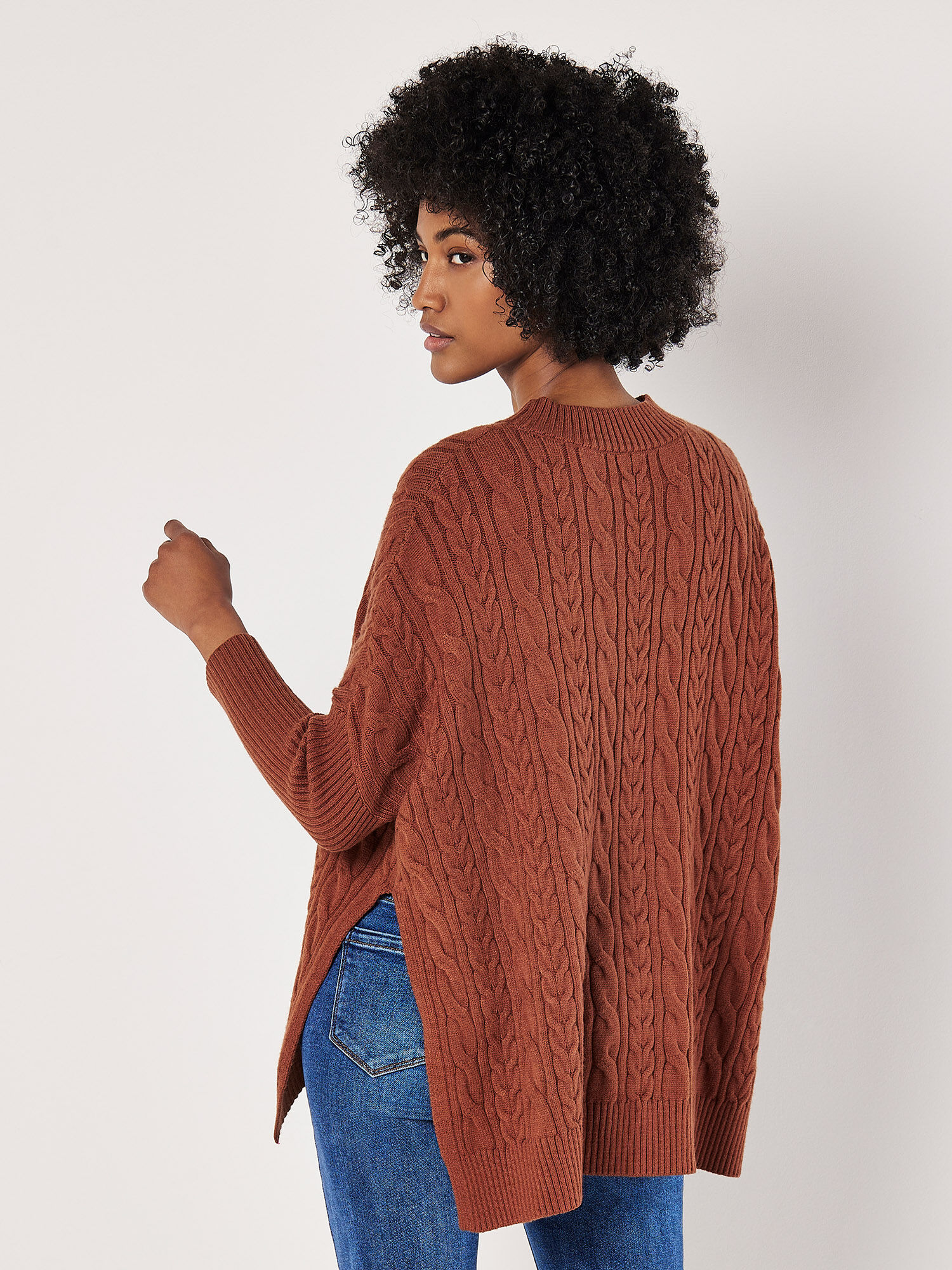 Knitted oversized jumper cheap