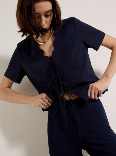 Zara Wide-Leg Elastic Jeans