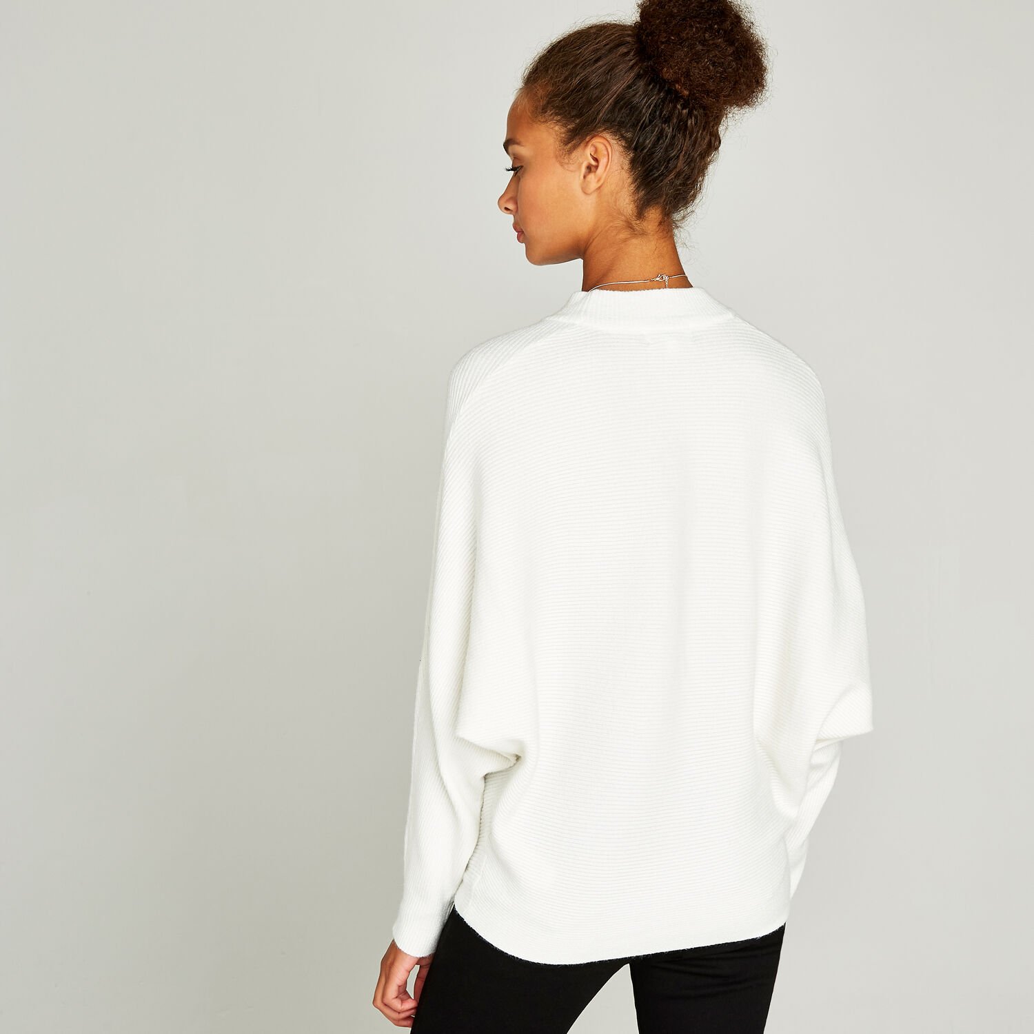 Cream batwing jumper outlet