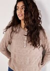 Soft Pointelle Knit Jumper, Stone, large