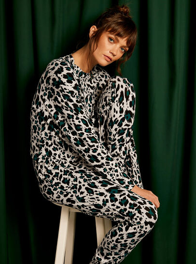 Cheetah Print  Night Jumper