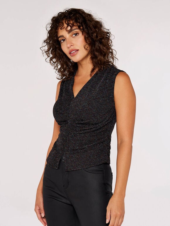 Sparkling Play Ruched Top, Assorted, large