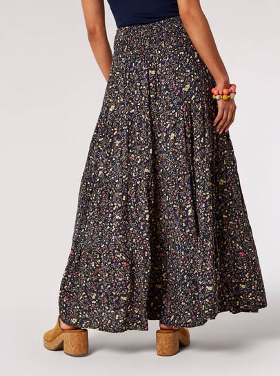 Floral Forest Maxi Skirt