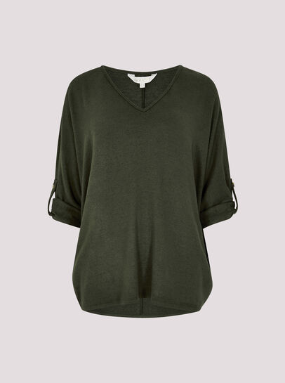 Soft Touch Oversized Batwing Top