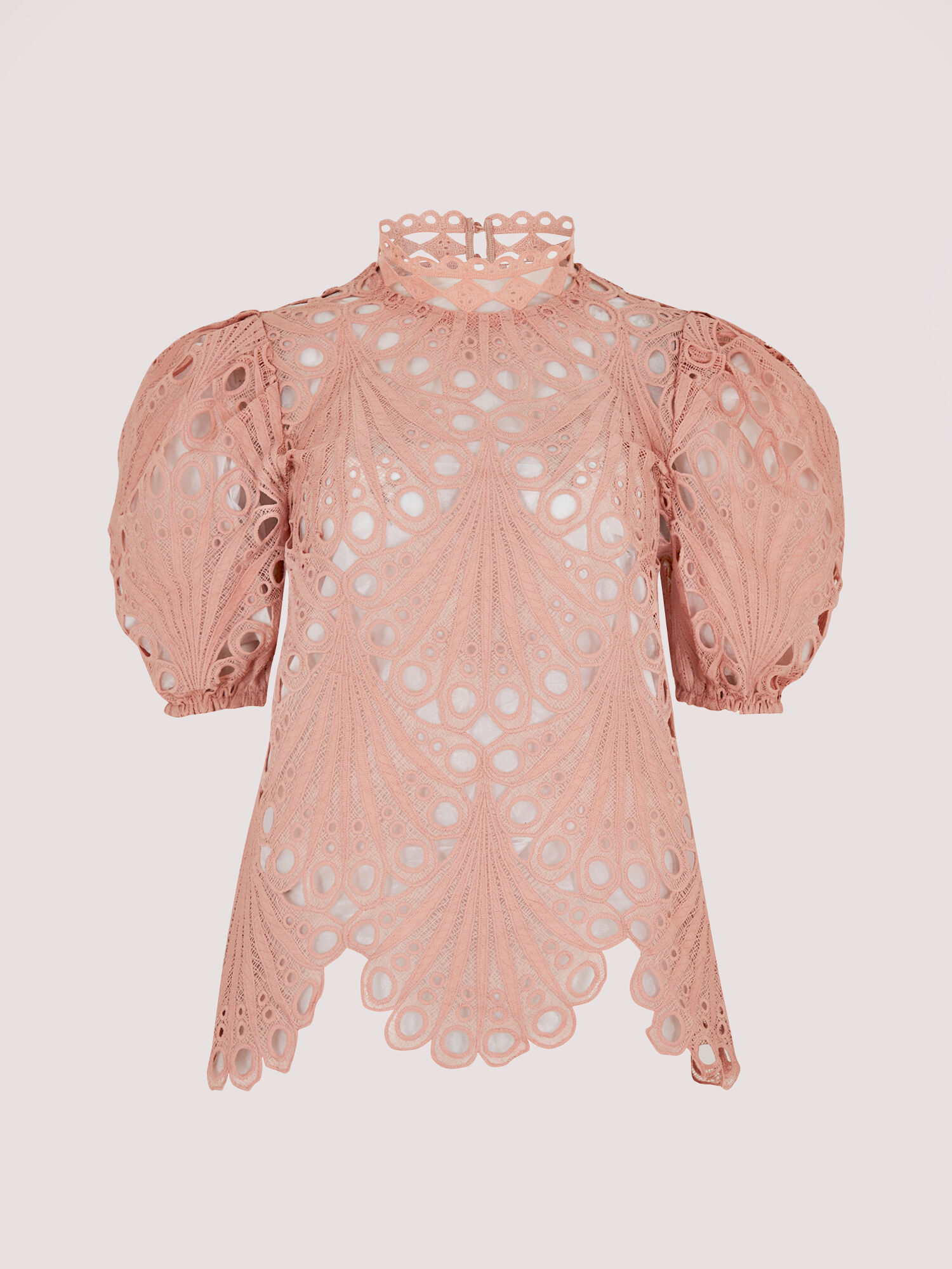 特価 Shell Top Scallop Lace カットソー(長袖/七分)