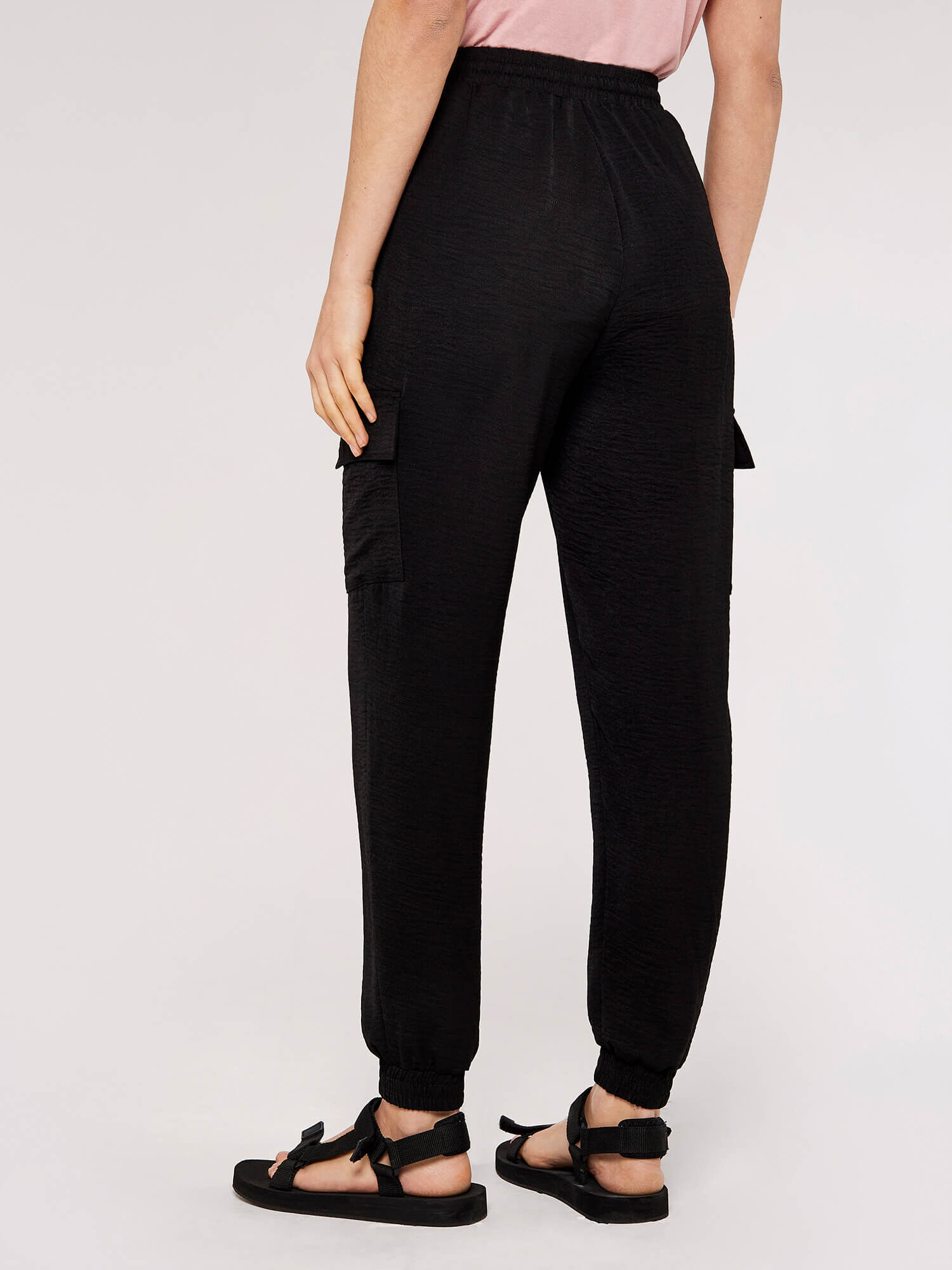 Slim Fit Combat Joggers Apricot Clothing