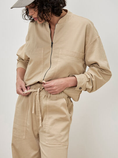 Paper Bag Waist Wide Leg Trousers