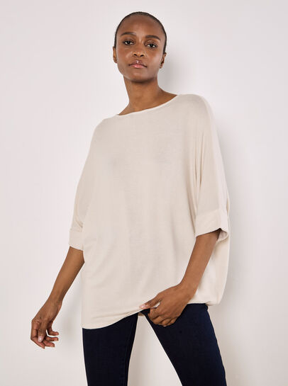Soft Touch Batwing Top