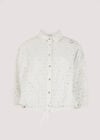 Broderie Anglaise Shirt, White, large