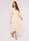 Satin Gold Foil Dress, Stone, large