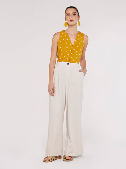 Sunspot Button Through Top