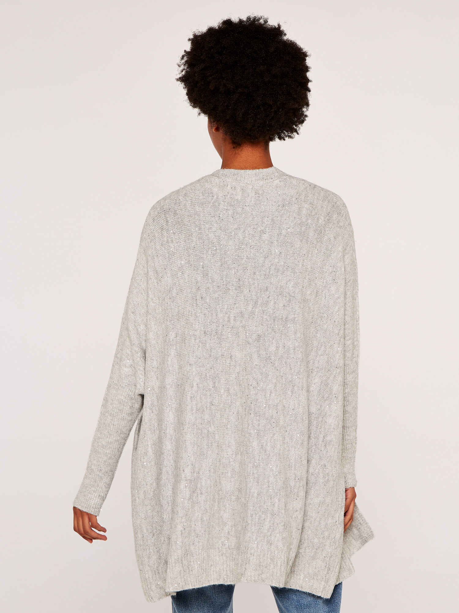 Silver on sale lurex cardigan