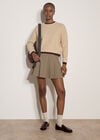 Soft Layered Look Jumper, Stone, large