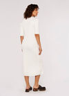 Sleek Button Down Dress, Cream, large