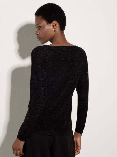 Diamante Embellished Fine Knit Jumper