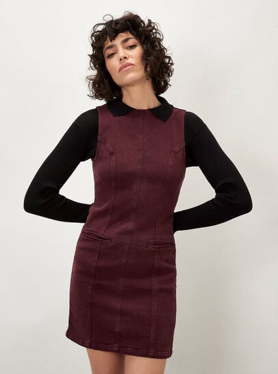 Denim Shift Mini Dress