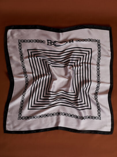 Printed Satin Scarf